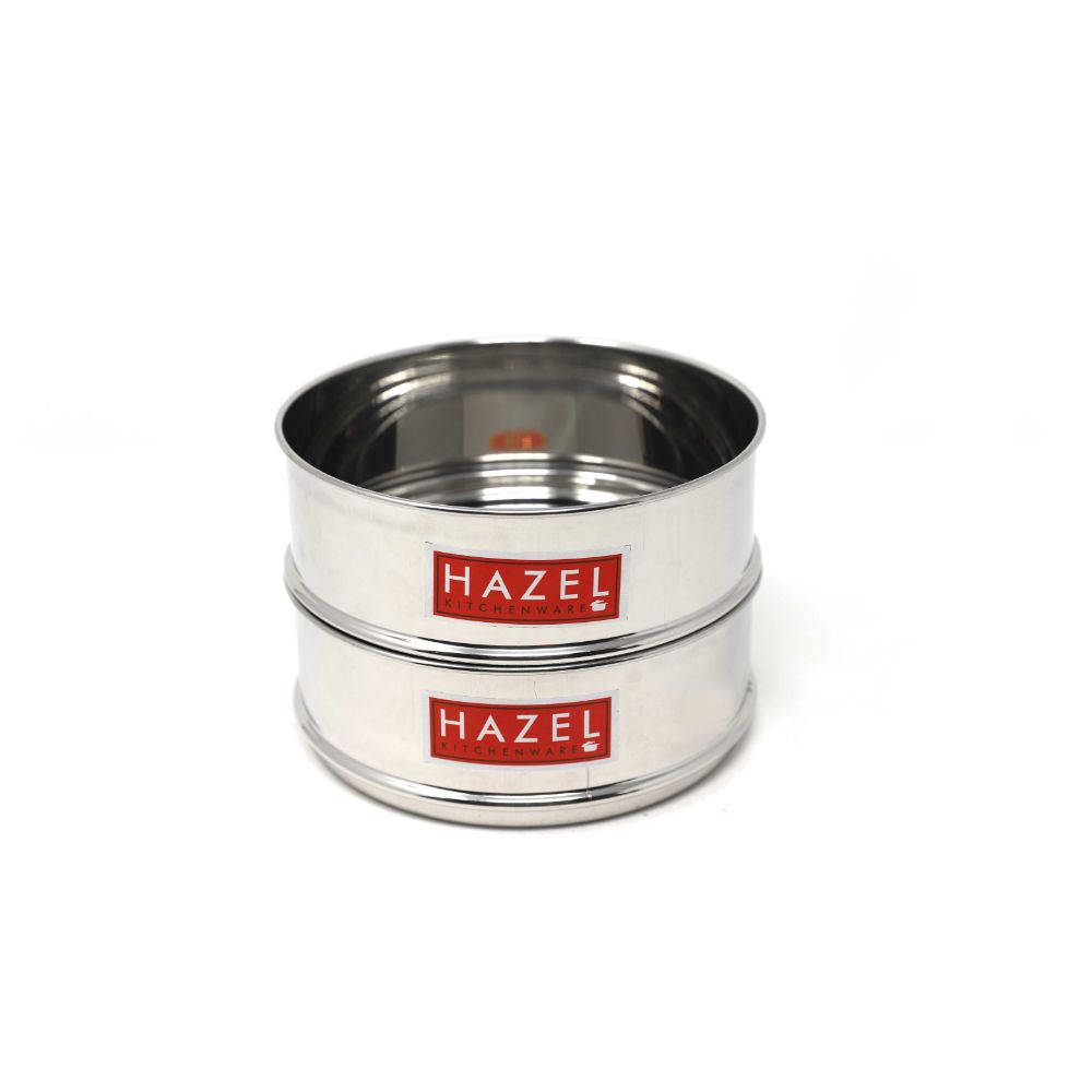 Stainless Steel Round 6L  Pressure Cooker Dabba Set Of 2, 1150ML