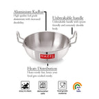 Aluminium Kadai With Handle -  4mm (500ML)
