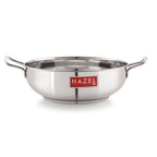 Stainless Steel Induction Bottom Kadai -  4L, 27cm