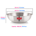 Triply Stainless Steel  Tasla with Induction Bottom,, 2.6 L, 24.5 cm