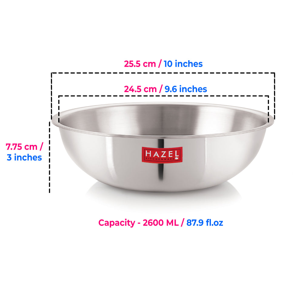 Triply Stainless Steel  Tasla with Induction Bottom,, 2.6 L, 24.5 cm