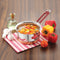 Copper Bottom Stainless Steel Milkpan with Fixed Rubber Handle - 760ML