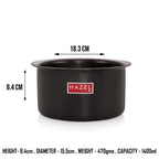 Hard Anodized  Tope Patila – 1400 ML, 15.5cm