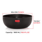 Deep Hard Anodised Aluminium Tasra 1800 ml, 19.8 cm