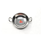 Stainless Steel Hammered Deep Kadai, 700ML -15.5cm