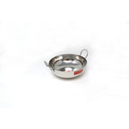 Stainless Steel Hammered Deep Kadai, 2250ML -24.5cm