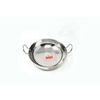 Stainless Steel Hammered Deep Kadai, 3.45 L -27cm