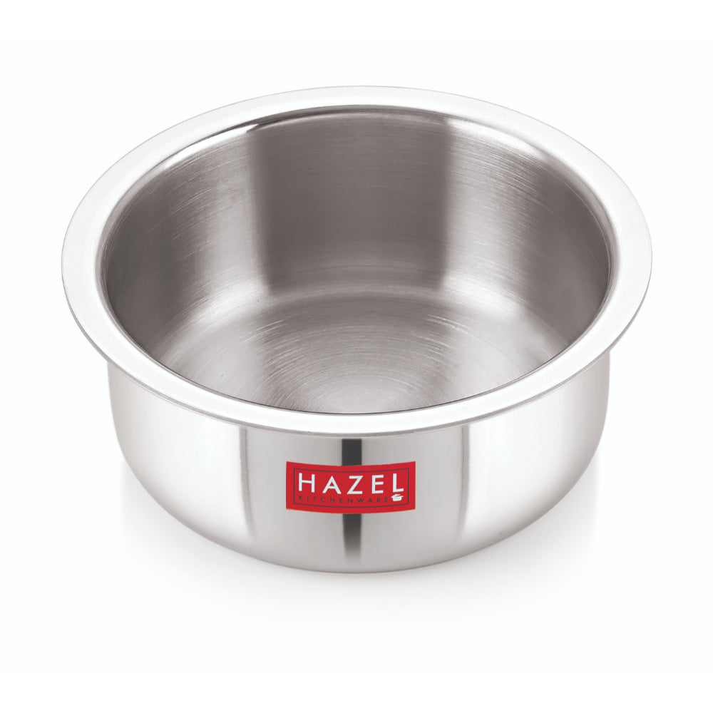 Triply Stainless Steel  Tope with Induction Base, 2 L, 18.5 cm