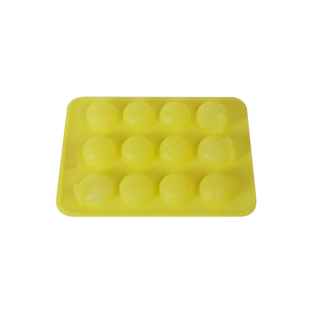 Silicone Smiley Chocolate Mould, 10 Cavity