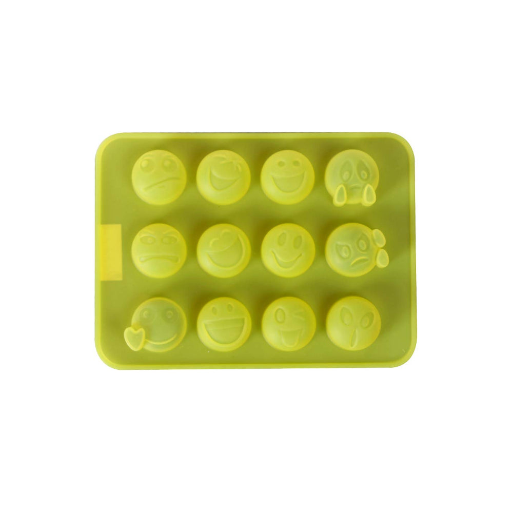 Silicone Smiley Chocolate Mould, 10 Cavity