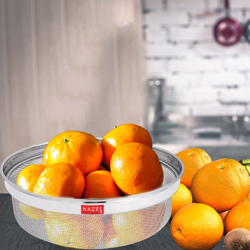 Stainless Steel Strainer Basket, 19cm