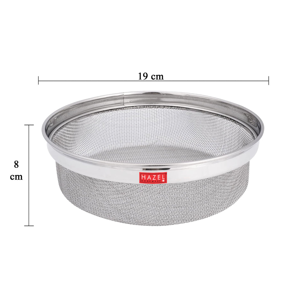 Stainless Steel Strainer Basket, 19cm