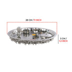 Steel Ghungroo Pooja Thali