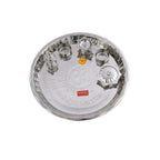 Steel Ghungroo Pooja Thali