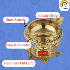Brass Tortoise (Kachua) Diya