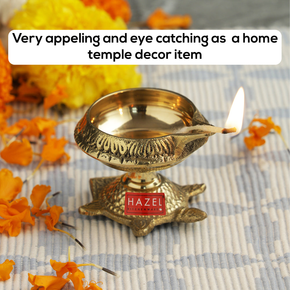 Brass Tortoise (Kachua) Diya