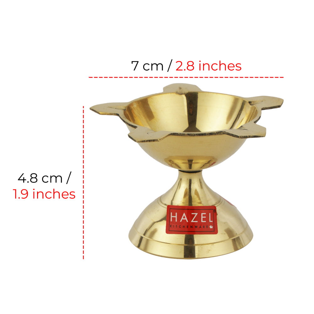Brass Punch Deevi /Diya - Oil Lamp
