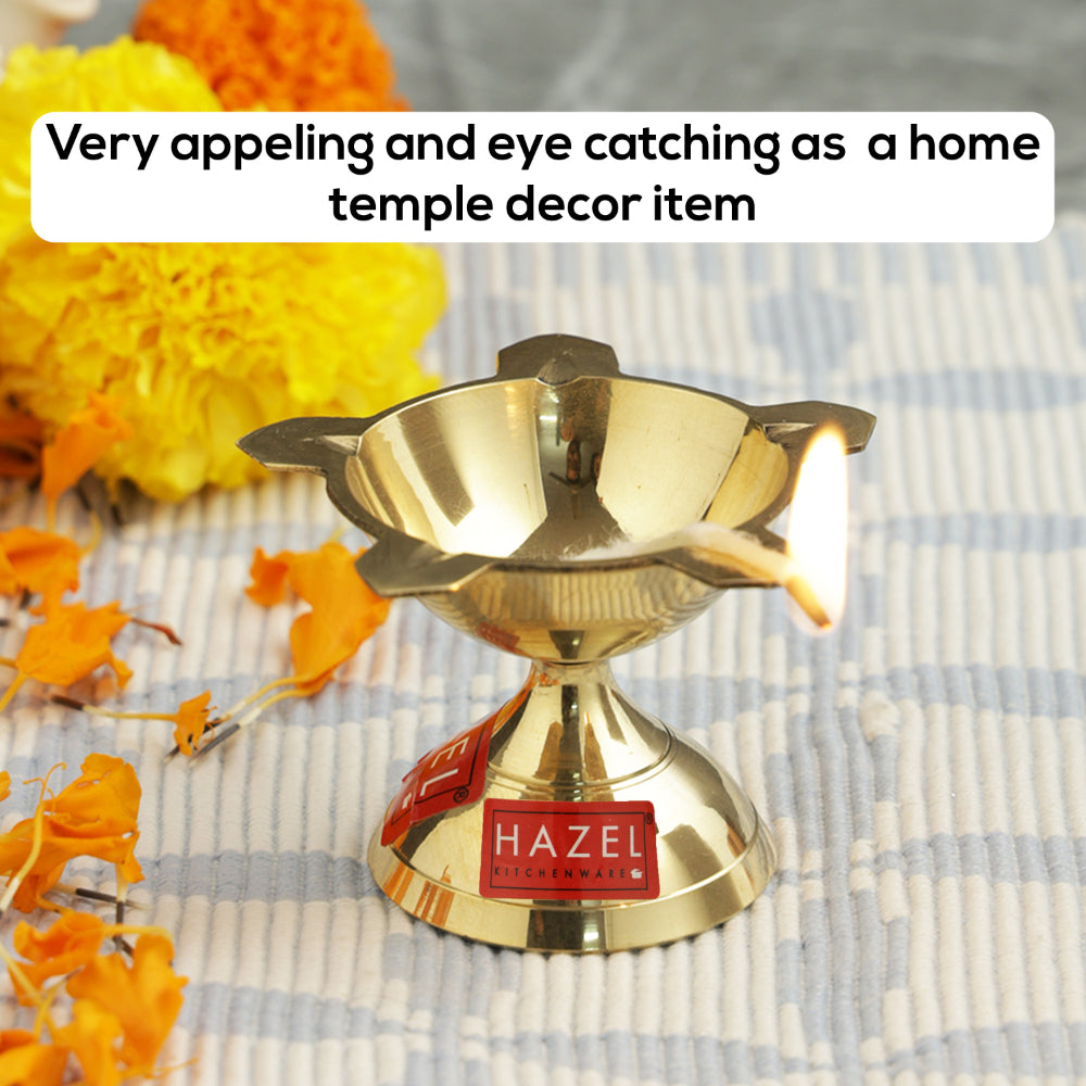Brass Punch Deevi /Diya - Oil Lamp