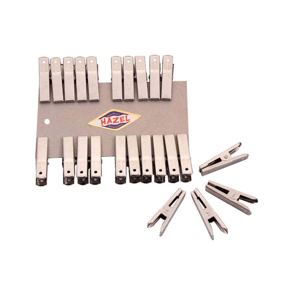 Stainless Steel Mini Clips -24 pc