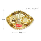 Brass Shank Karma Pooja Thali - Set Of 1