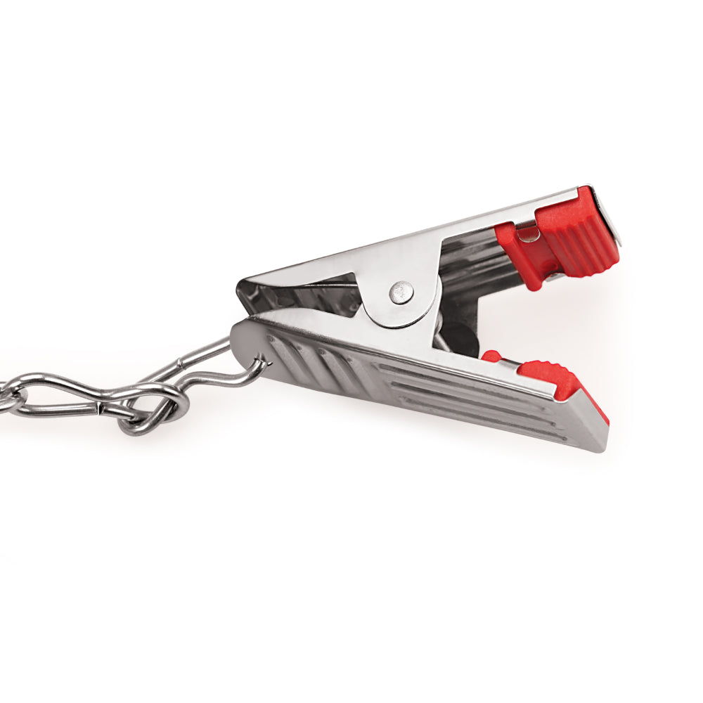 Stainless Steel Hanger - 25 Clips With Plastic Grip