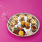 Stainless Steel Pooja Aarti Thali Set With 5pc Diya, 28 cm