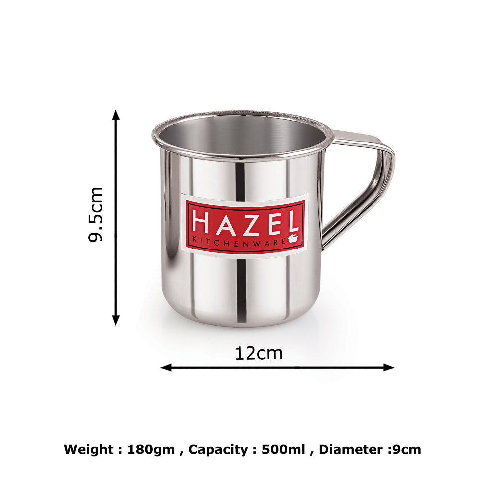 Stainless Steel  Mug with Handle ??500 ML