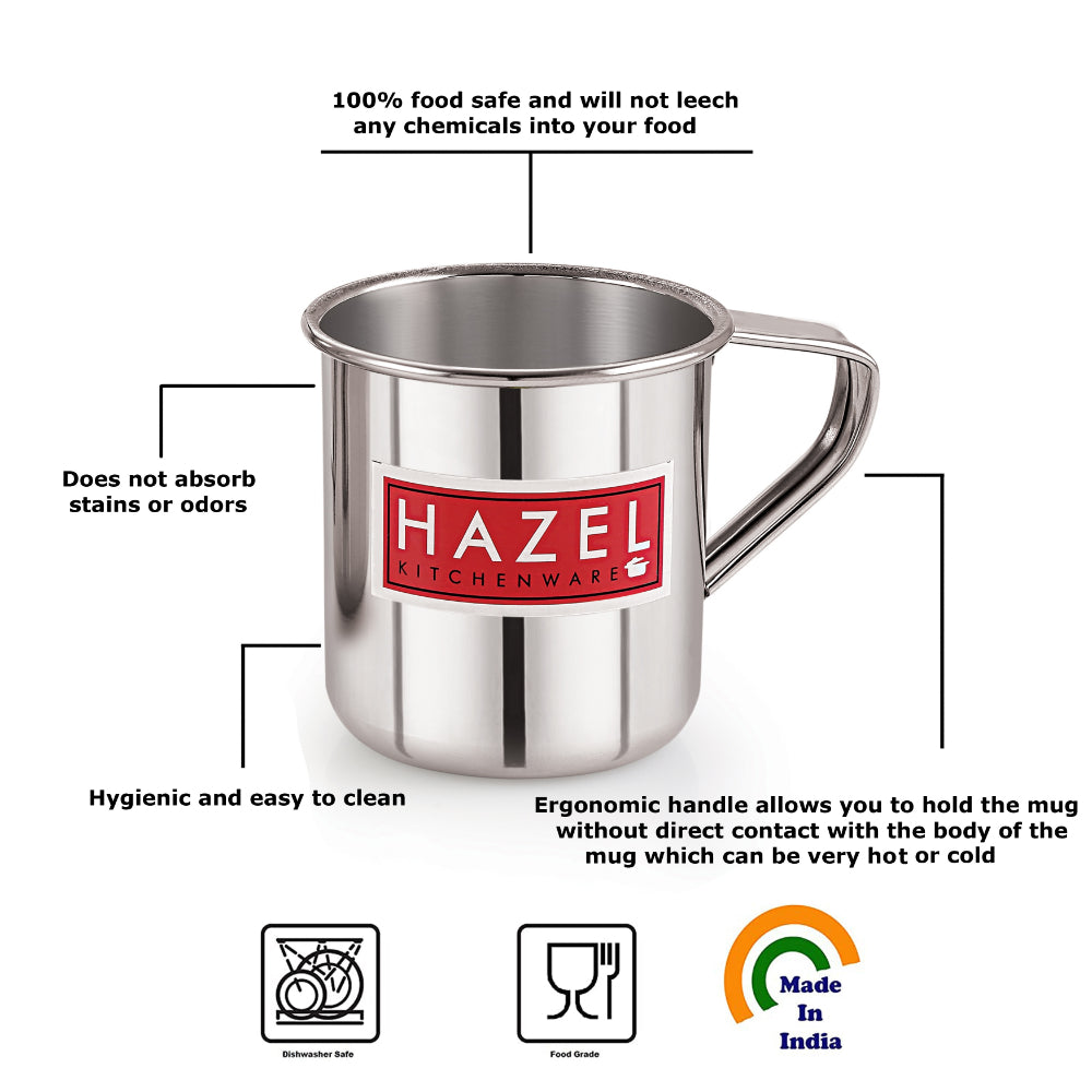 describing food safety, stain and odor resistance, hygienic easy-clean surface, and ergonomic handle with icons.