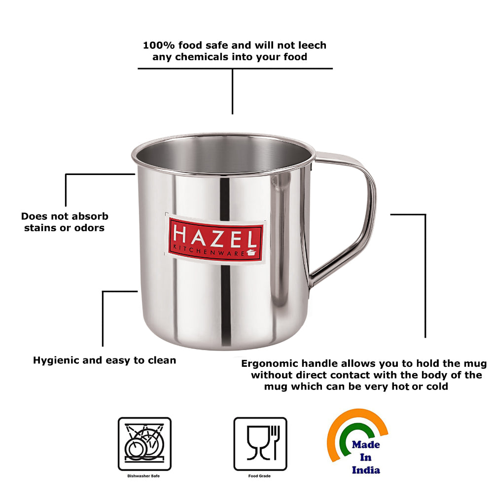 Stainless Steel Bath Mug with Handle??1200 ML