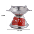 Panchwati Stainless Steel Diya – 5 Wati (5 × 3.5 cm)