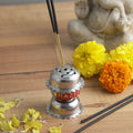 Stainless Steel Agarbatti Holder – 4 × 5.5 cm