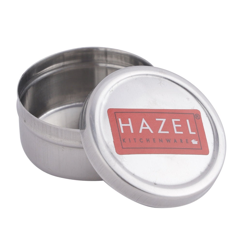 Stainless Steel Sindoor Box – 5 × 2.5 cm