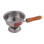 Stainless Steel Dhoop Dani with Handle – 11 × 6.5 cm