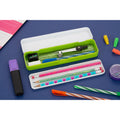 Kids Pencil Box with Separator – Green