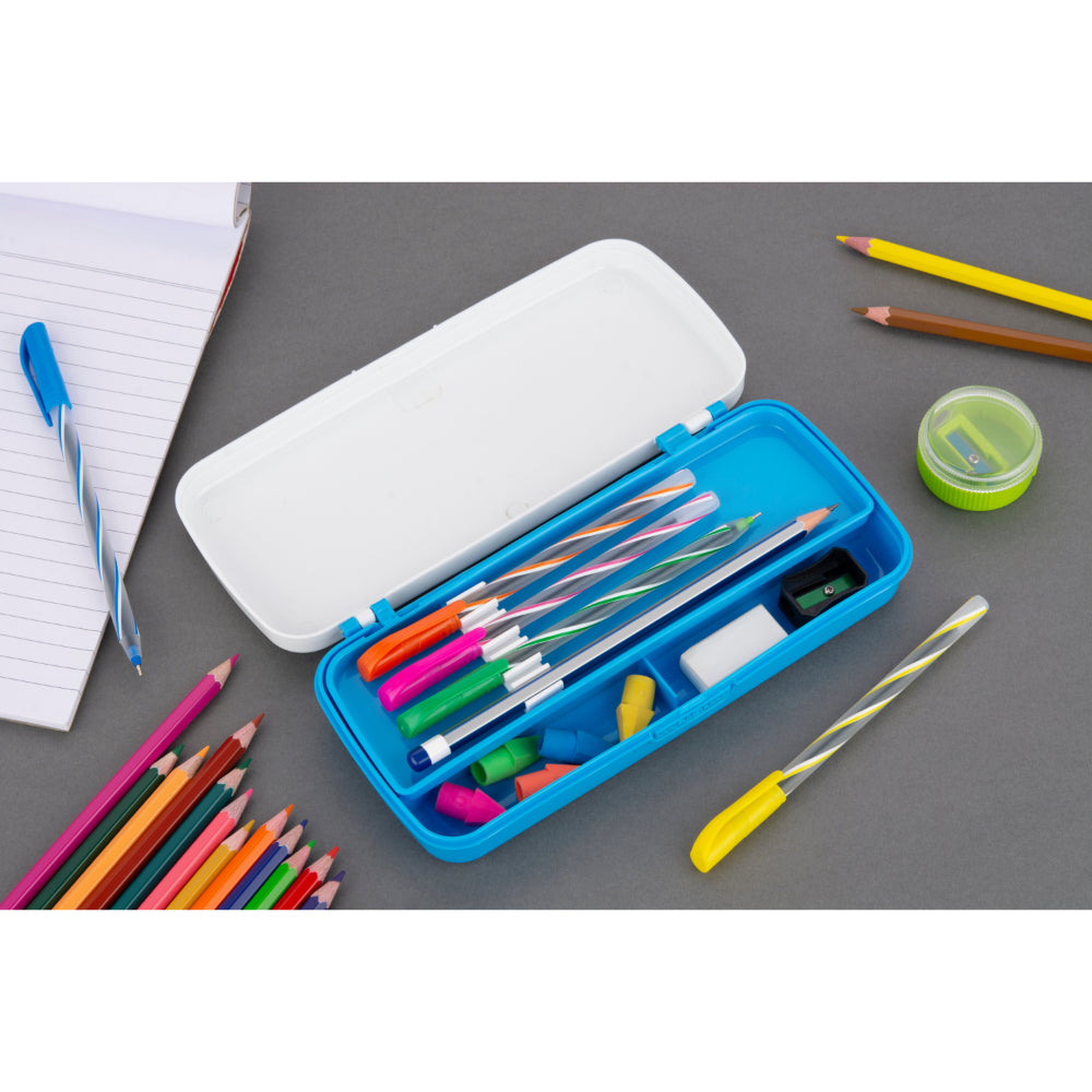 Kids Pen Box with Separator – Blue