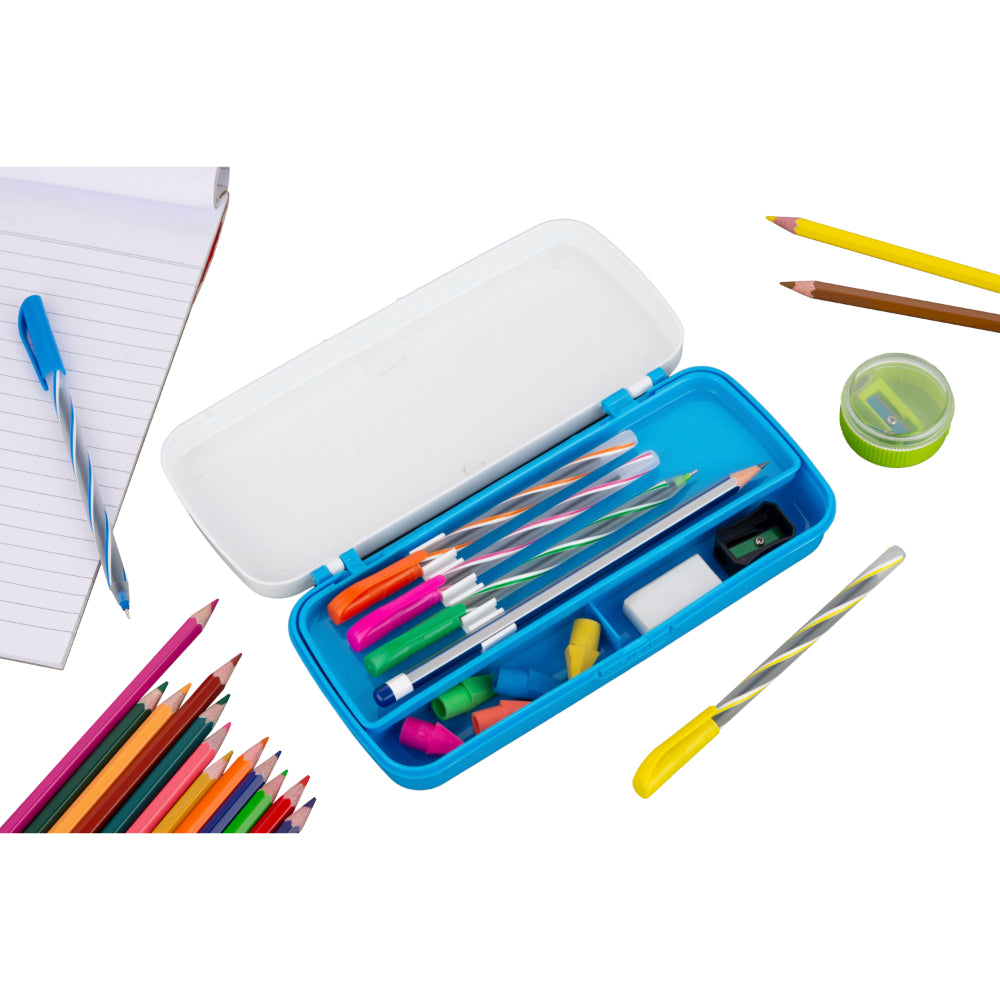 Kids Pen Box with Separator – Blue