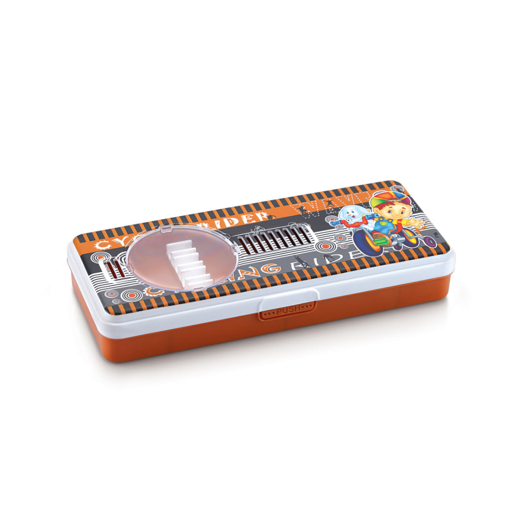 Color Pencil Box / Crayon box with Separator – Brown