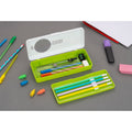 Colour Pencil Box / Crayon box with Separator – Green