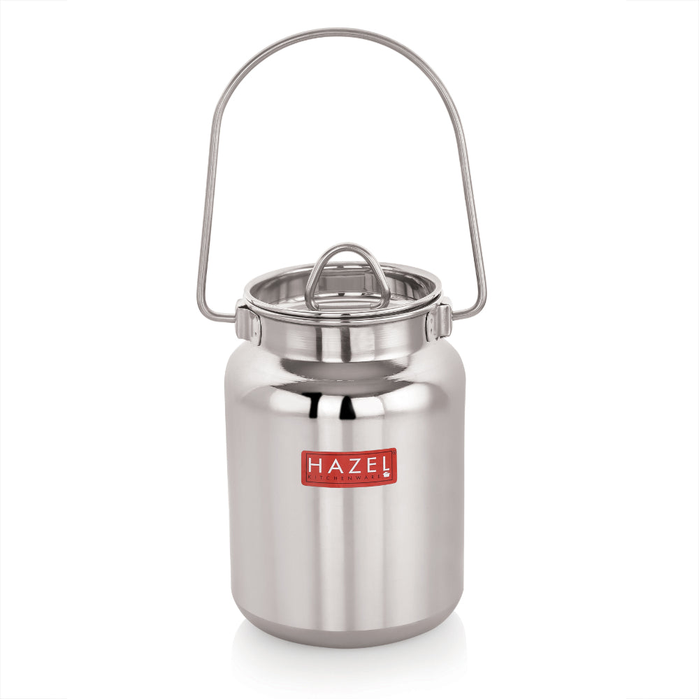 Stainless Steel Oil & Ghee Container with Lid - 3 L