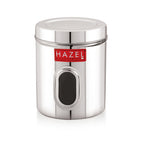 Steel Storage Container with Airtight Lid, Transparent, 2850 ML