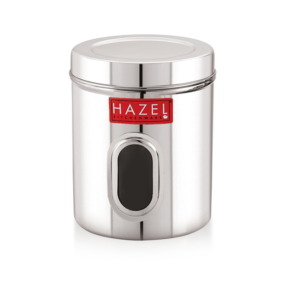 Airtight Stainless Steel Storage Containers with Transparent Window