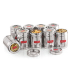 Steel Tear Container with Transparent Lid, 1000 ML