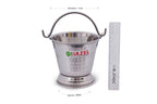 Stainless Steel Serving Bucket for Dal & Curry, 500ML