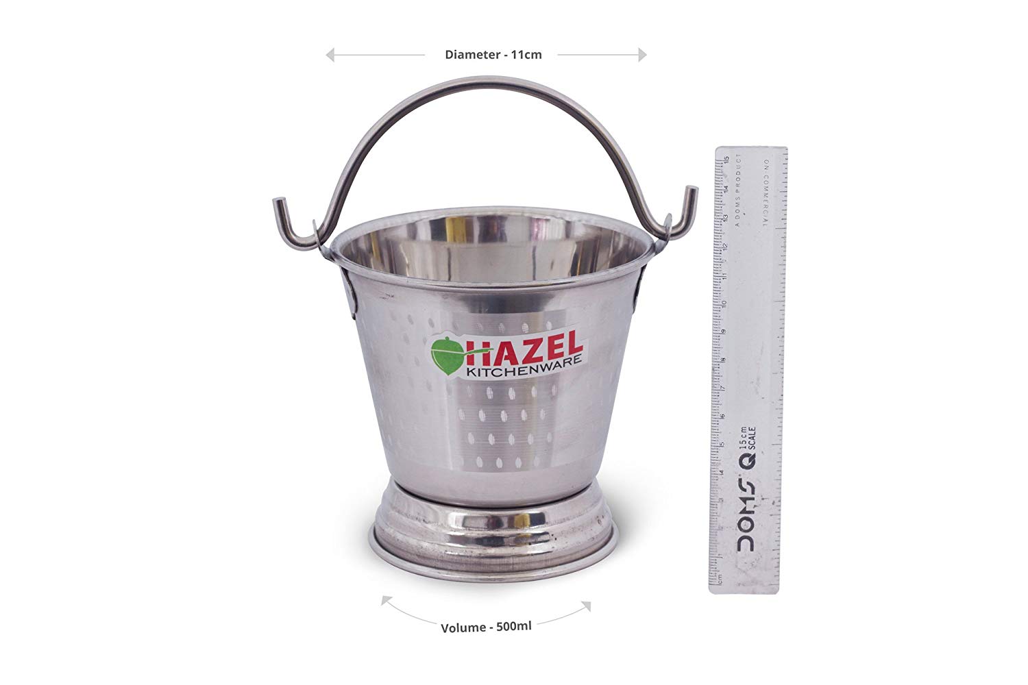 Stainless Steel Serving Bucket for Dal & Curry, 500ML
