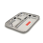 Stainless Steel Pav Bhaji Plate- 22cm