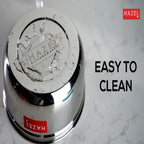 Steel Lunch Box Set  with Bag |5 Air Tight Steel Box (2 Pc - 450 ML, 2 Pc -300 ML and 1 Roti Conatiner)