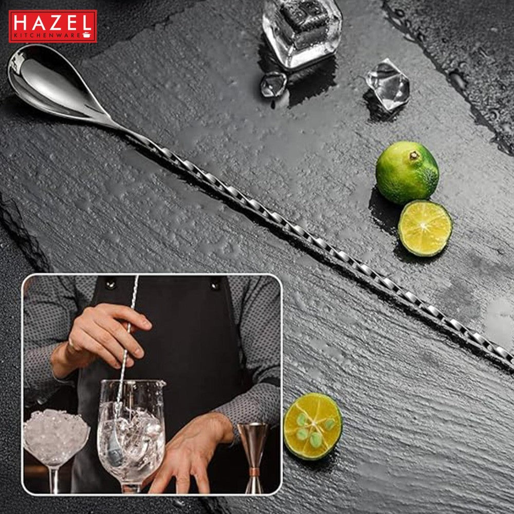 Stainless Steel Twisted Bar Spoon