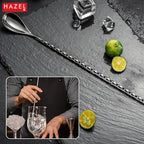 Stainless Steel Twisted Bar Spoon