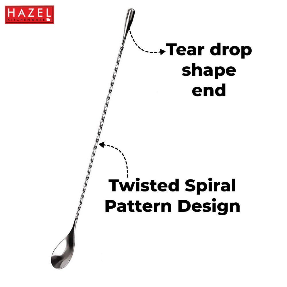 Stainless Steel Twisted Bar Spoon