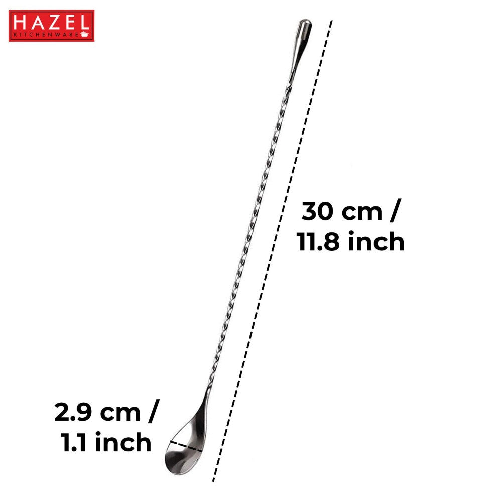 Stainless Steel Twisted Bar Spoon